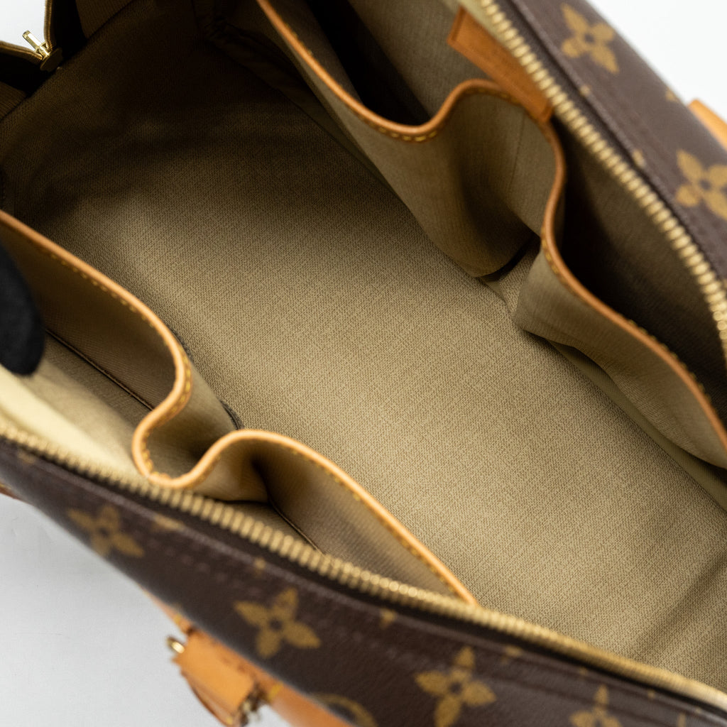 LOUIS VUITTON TOP HANDLE TOTE BAG MONOGRAM CANVAS GHW