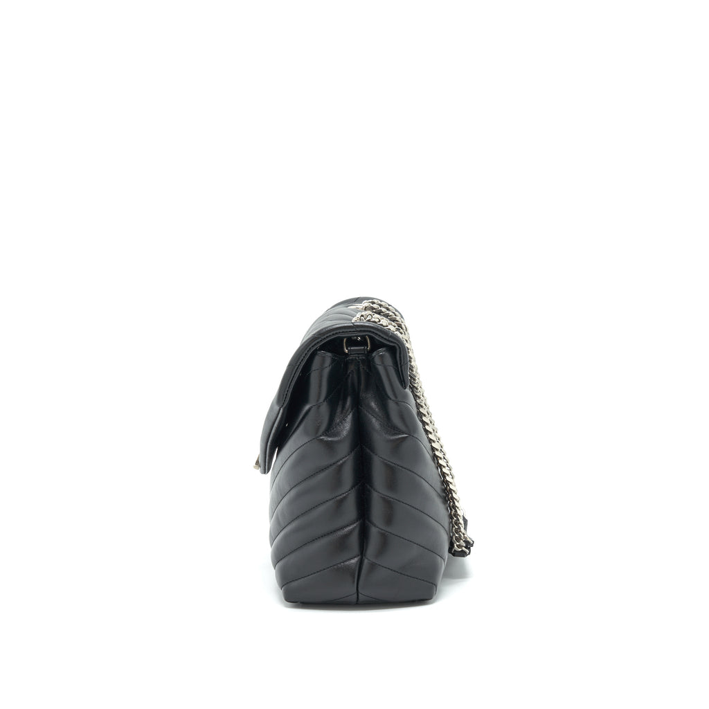 SAINT LAURENT / YSL LOU LOU IN BLACK SHW