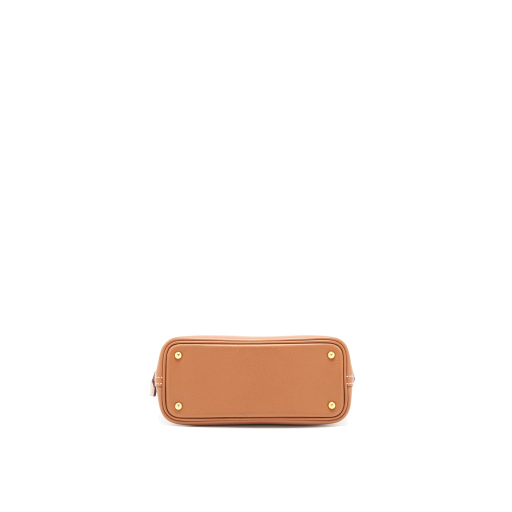 HERMES MINI BOLIDE EVERCOLOR GOLD GHW