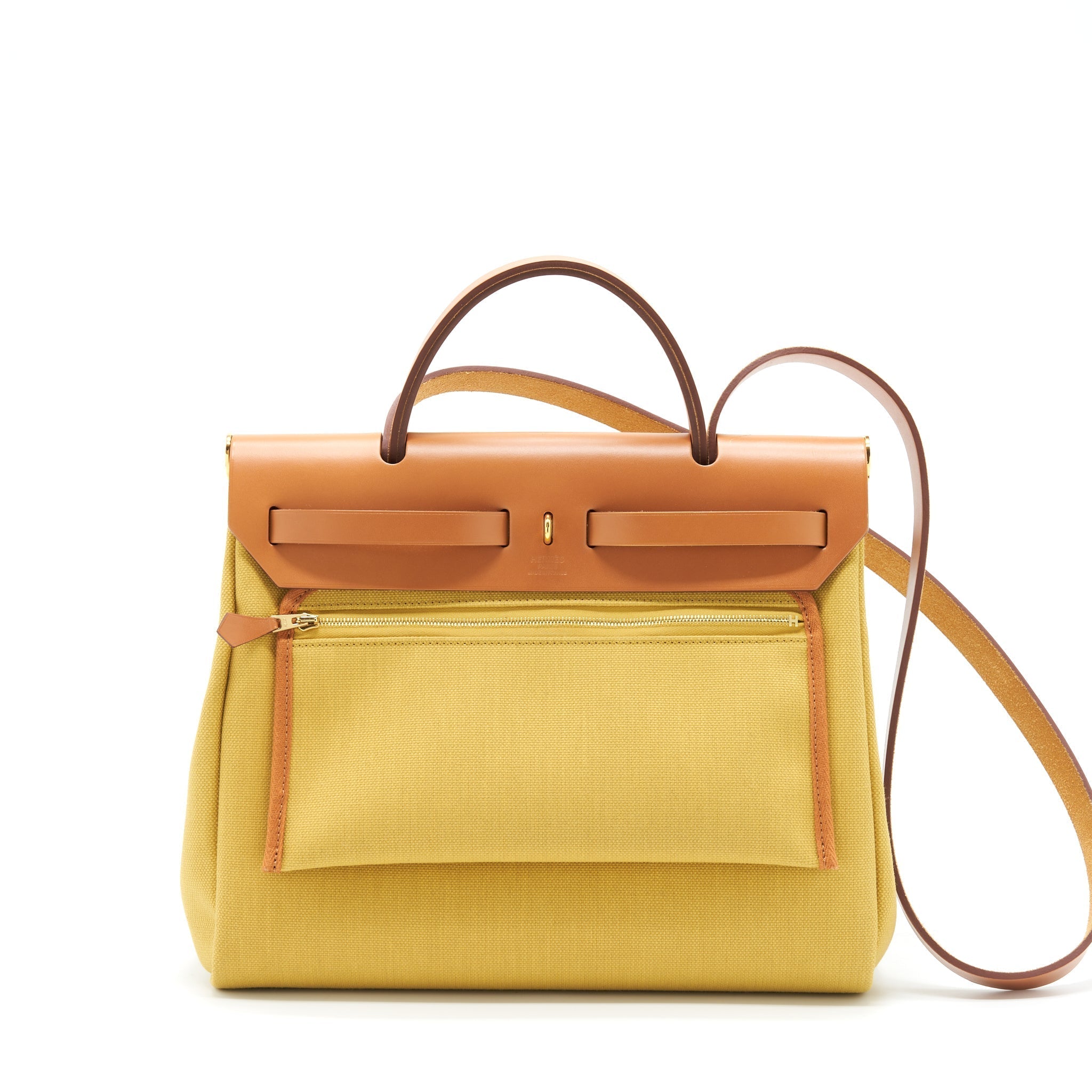HERMES HERBAG 31 GINGER / NATURE GHW