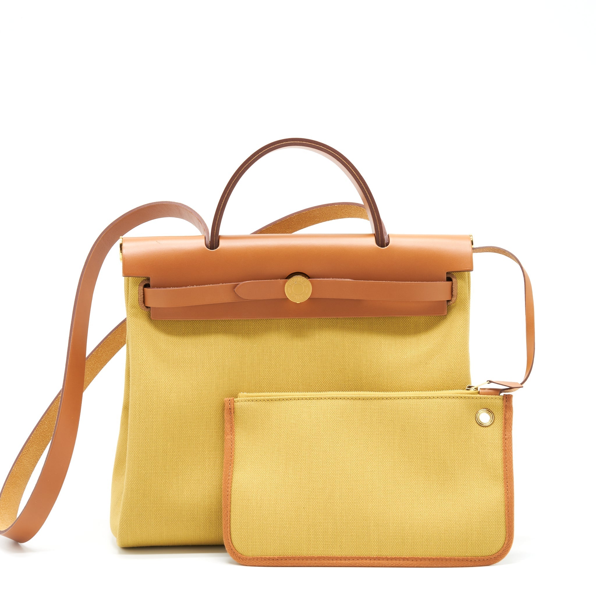 HERMES HERBAG 31 GINGER / NATURE GHW