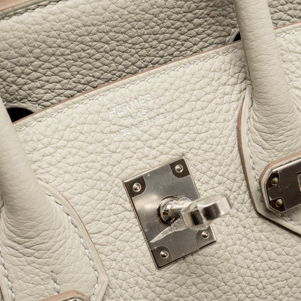 HERMES BIRKIN 25 TOGO GRIS PERLE SHW