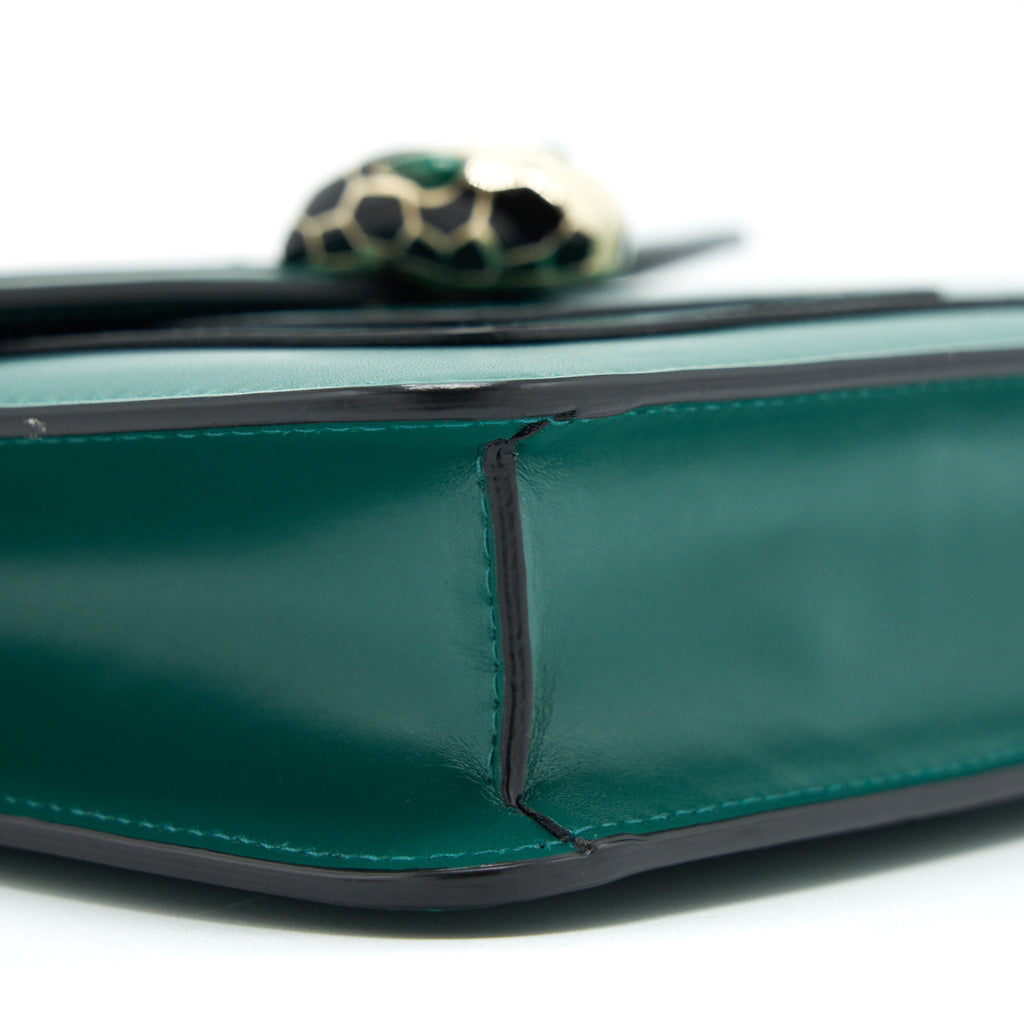 BVLGARI SERPENTI FOREVER CROSSBODY GREEN