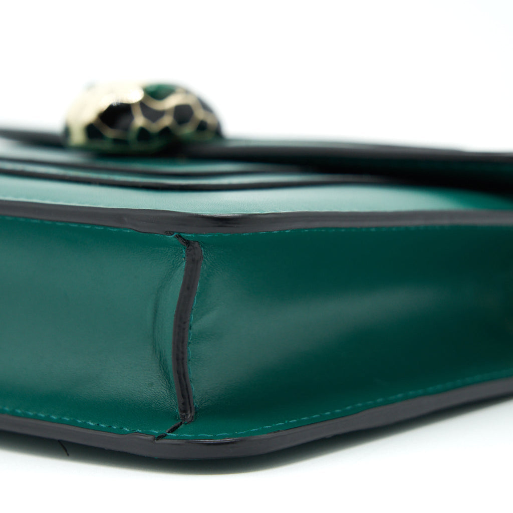 BVLGARI SERPENTI FOREVER CROSSBODY GREEN