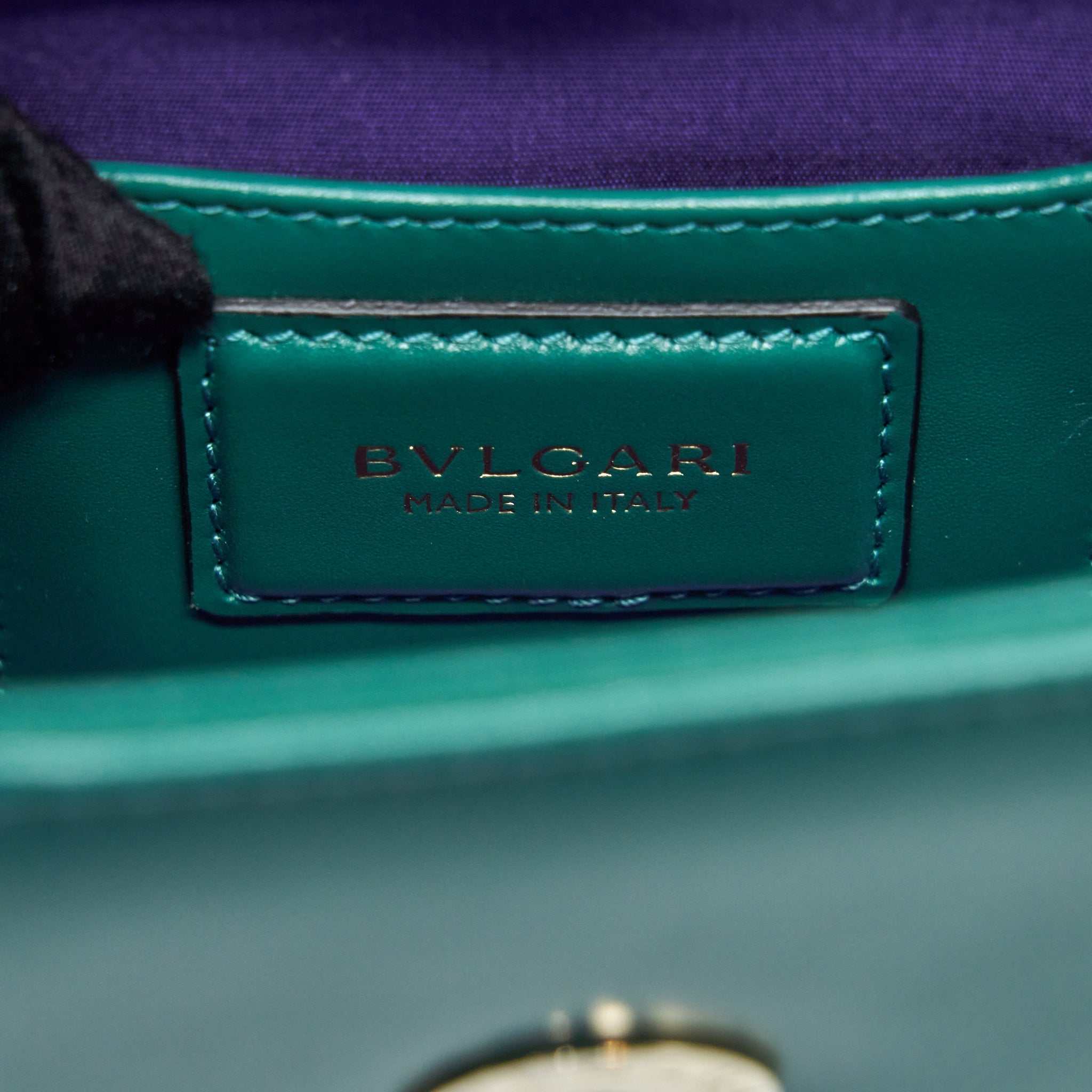 BVLGARI SERPENTI FOREVER CROSSBODY GREEN