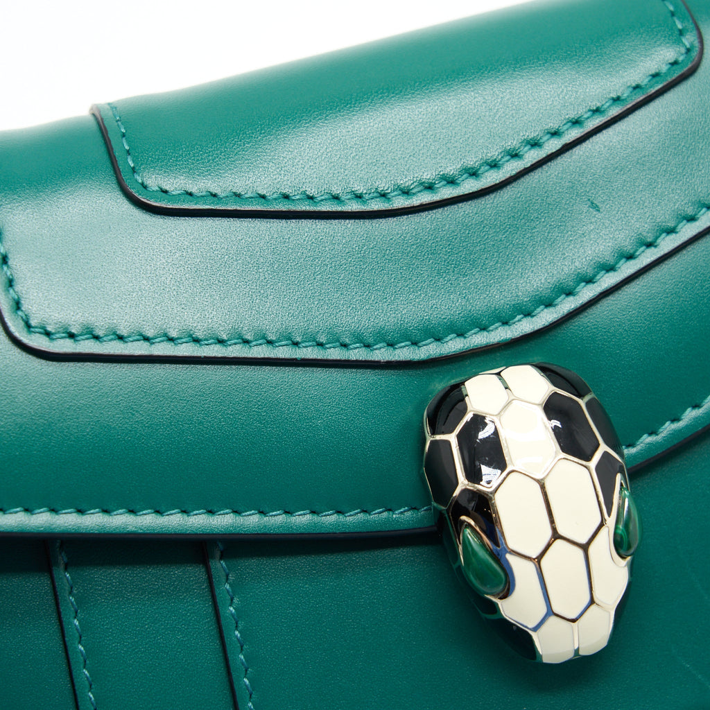 BVLGARI SERPENTI FOREVER CROSSBODY GREEN