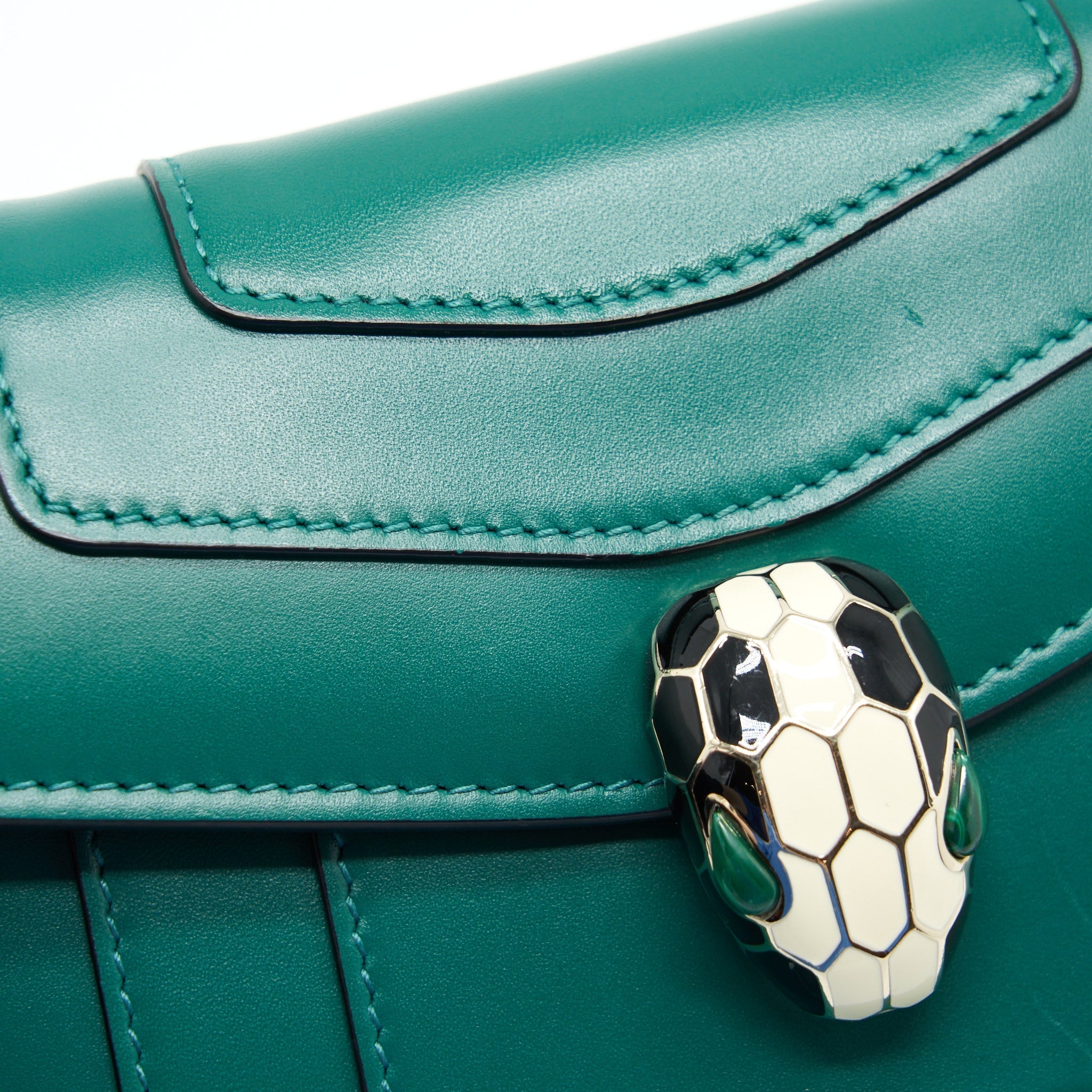 BVLGARI SERPENTI FOREVER CROSSBODY GREEN