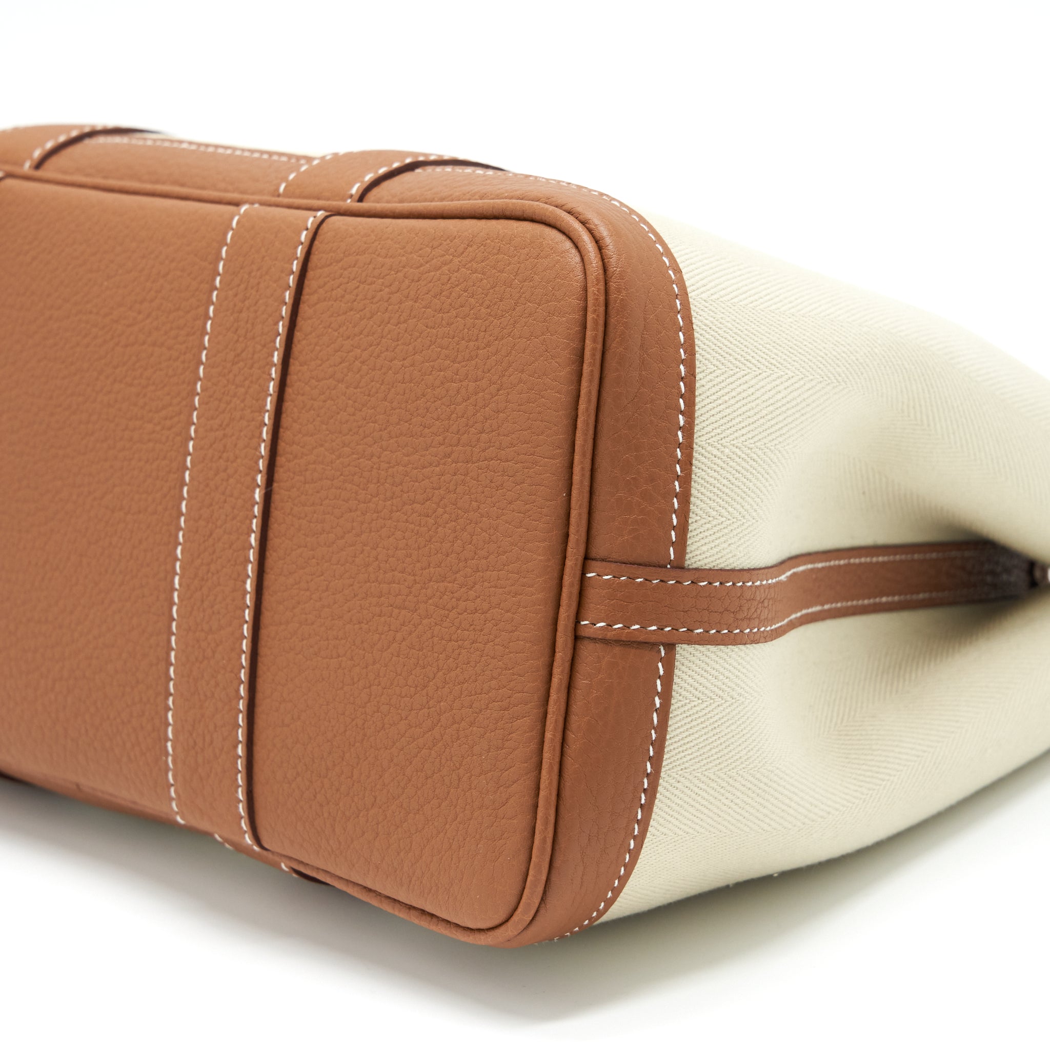 HERMES GARDEN PARTY 30 CANVAS GOLD