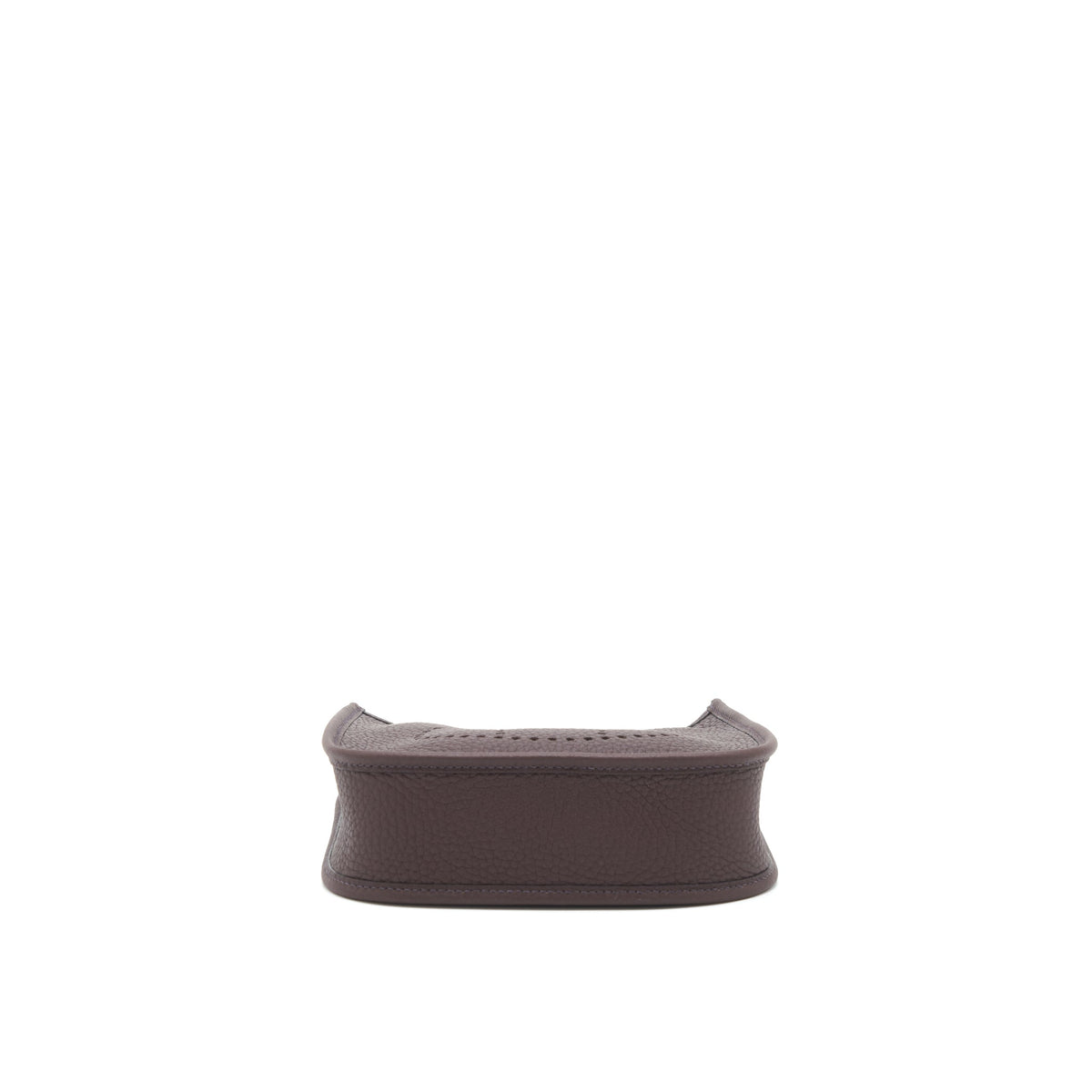 Hermes Mini Evelyne Clemence Rouge Sellier, With Multicolour Strap GHW