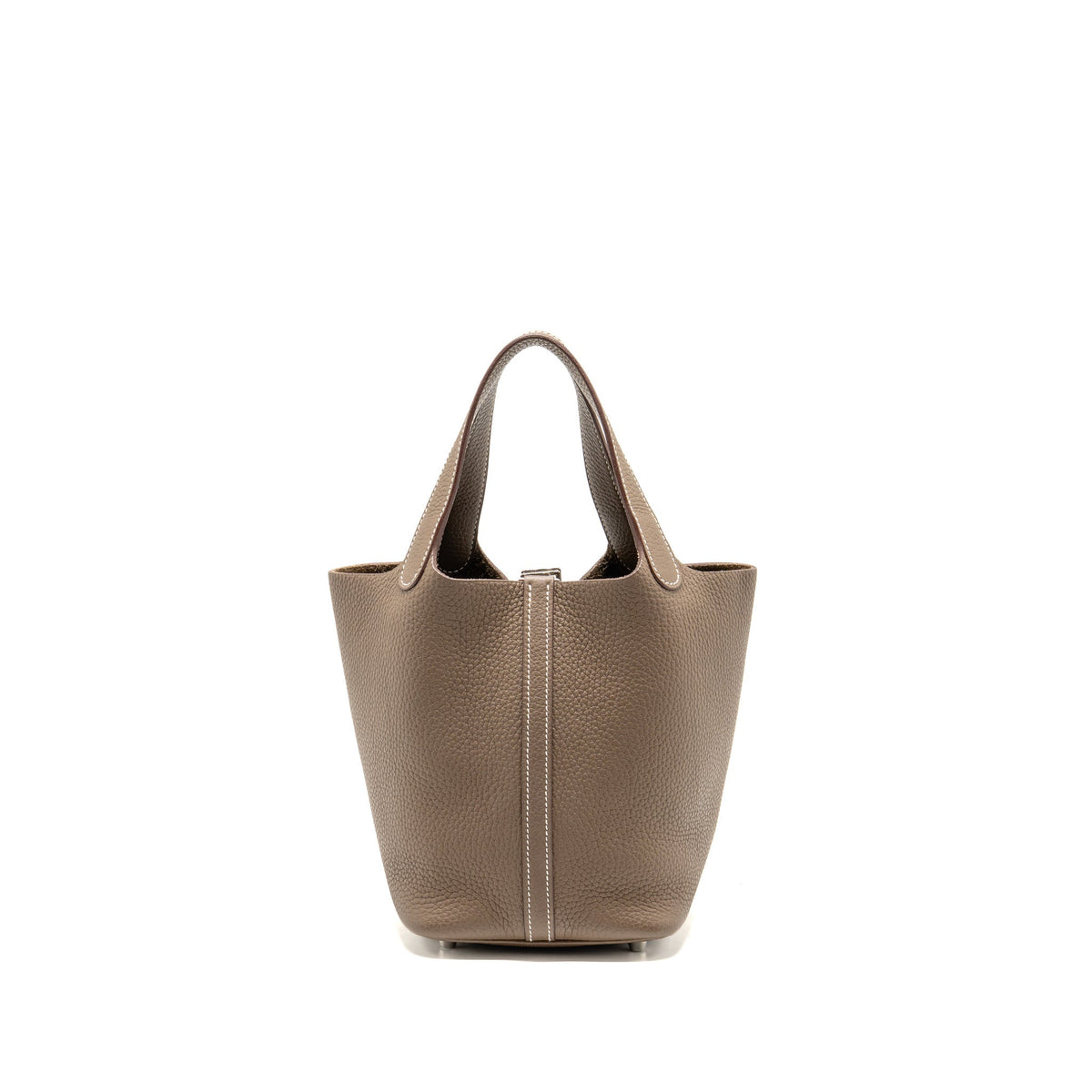 Hermes Picotin 18 Lock Bag Clemence ETOUPE SHW