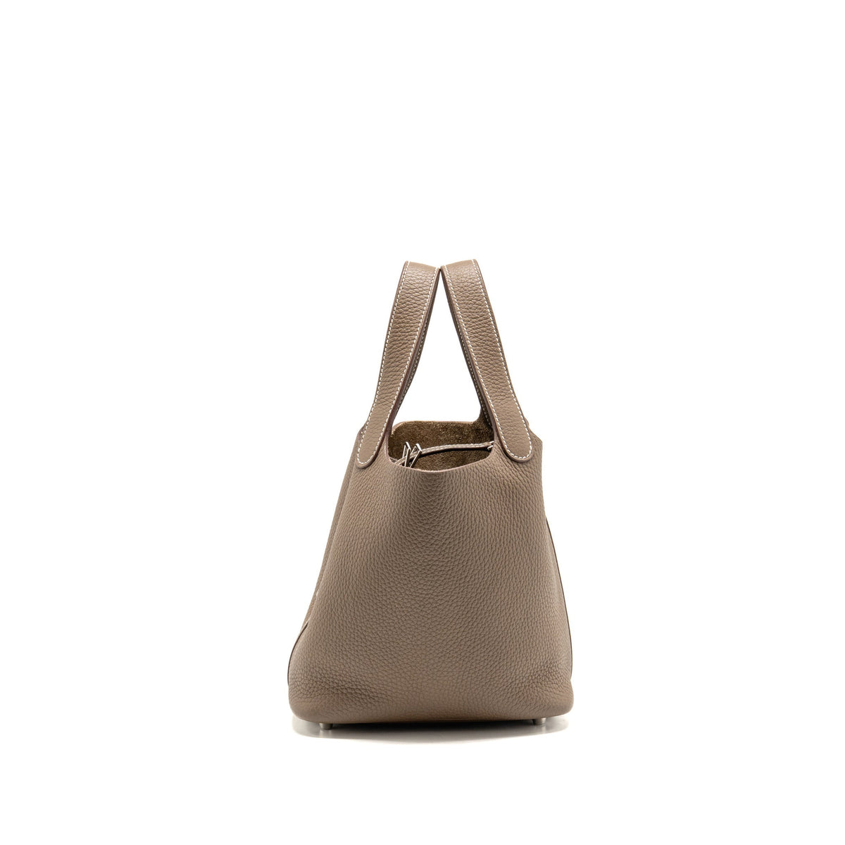 Hermes Picotin 18 Lock Bag Clemence ETOUPE SHW