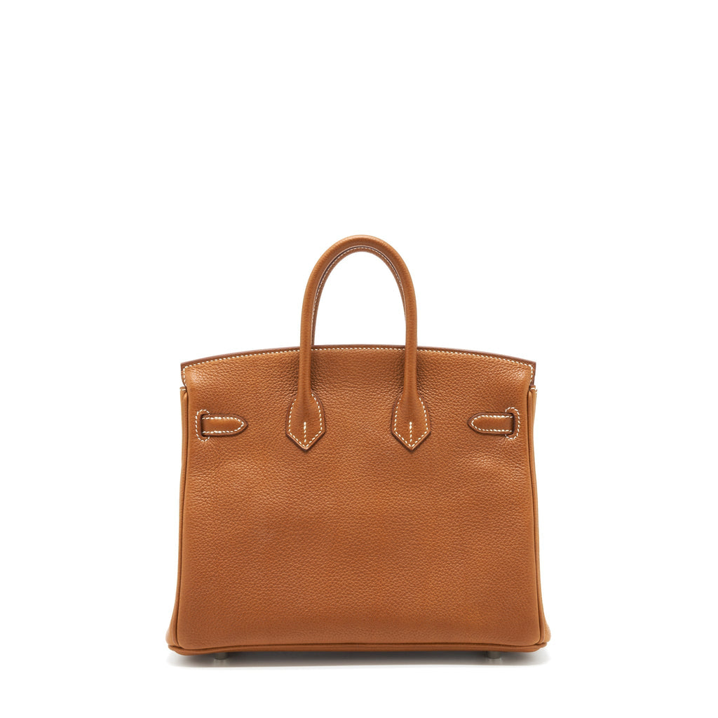 HERMES BIRKIN 25 BARENIA FAUBOURG 34 FAUVE SHW