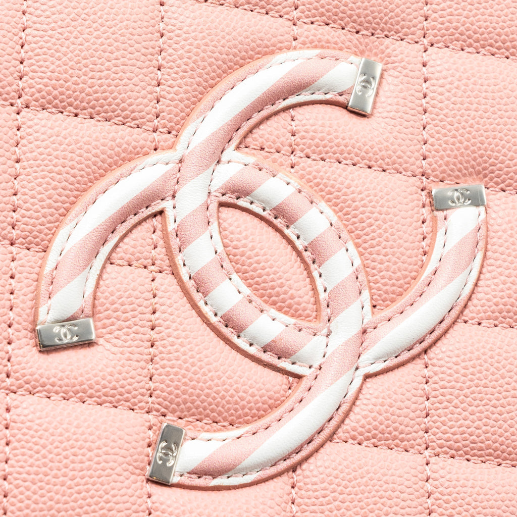 CHANEL MEDIUM FILIGREE VANITY CASE CAVIAR PINK MULTICOLOUR SHW