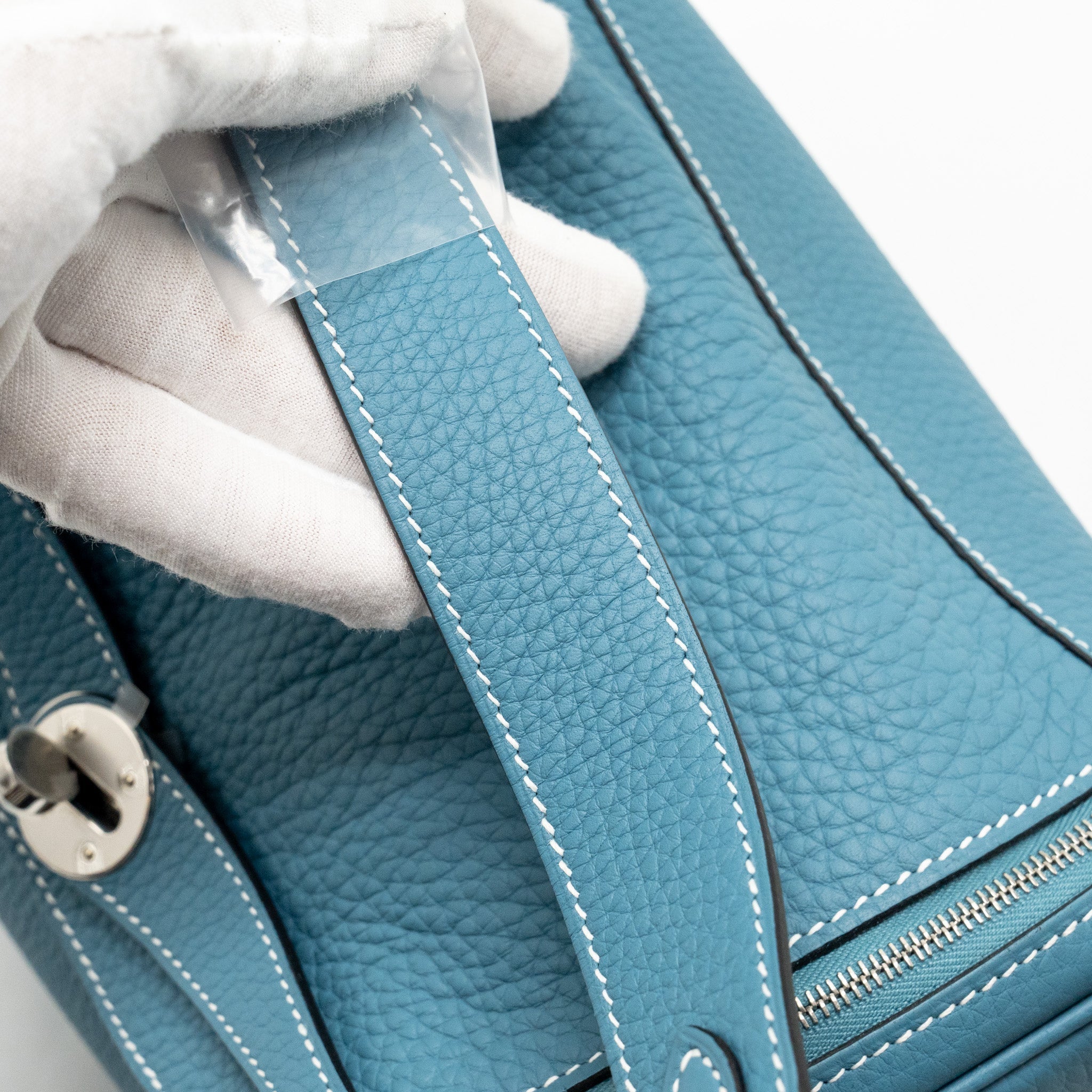 HERMES LINDY 26 CLEMENCE NEW BLUE JEANS SHW