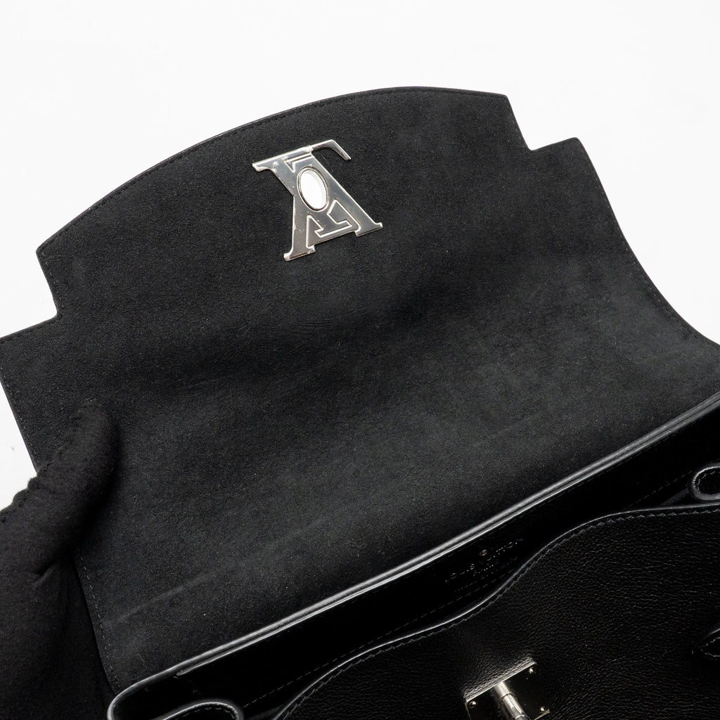 LOUIS VUITTON LOCKME EVER MM GRAINED CALFSKIN BLACK SHW