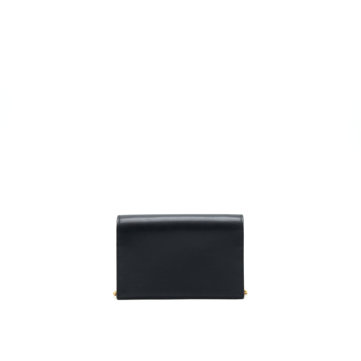 Saint Lauren Kate wallet on chain with Tassel black GHW