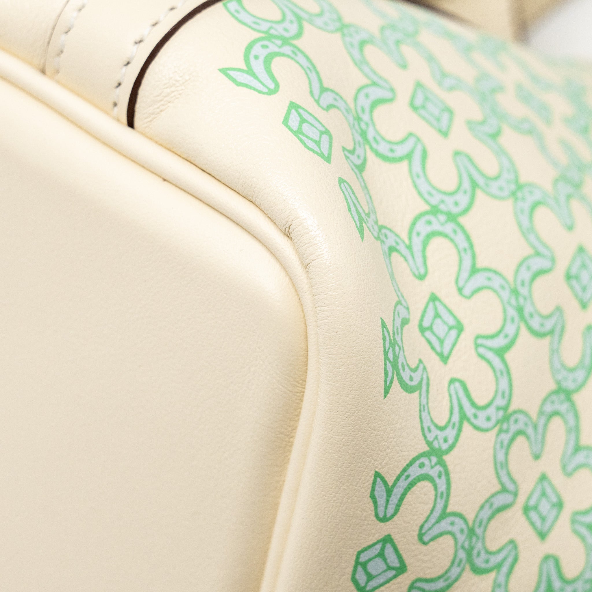 HERMES LUCKY DAISY MICRO PICOTIN SWIFT NATA-VERT-BLANC SHW