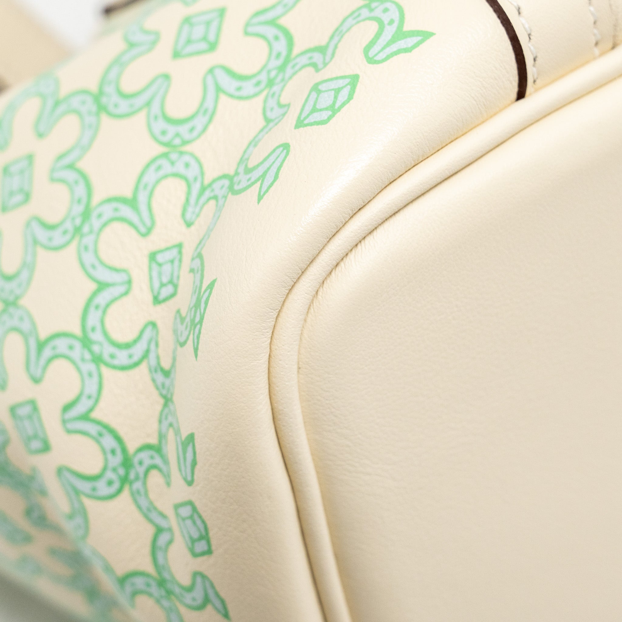 HERMES LUCKY DAISY MICRO PICOTIN SWIFT NATA-VERT-BLANC SHW
