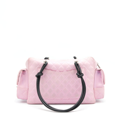 CHANEL CAMBON ALIGNED LARGE REPORTER BAG IN PINK
