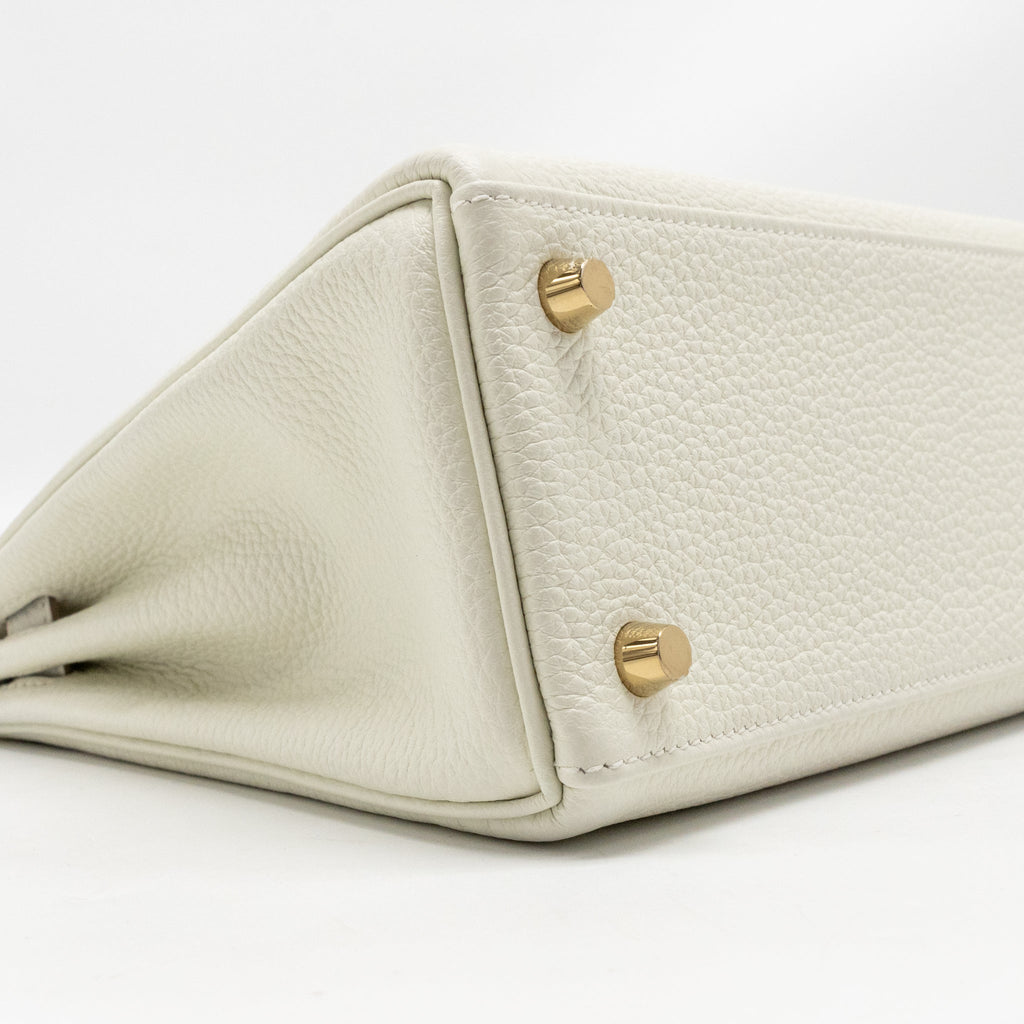 Hermes Kelly 25 Togo Mushroom GHW