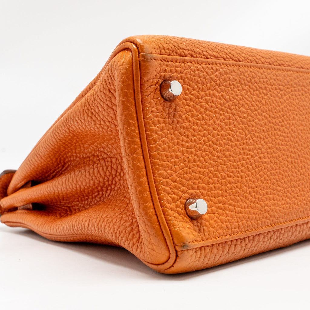 HERMES KELLY 28 CLEMENCE ORANGE SHW