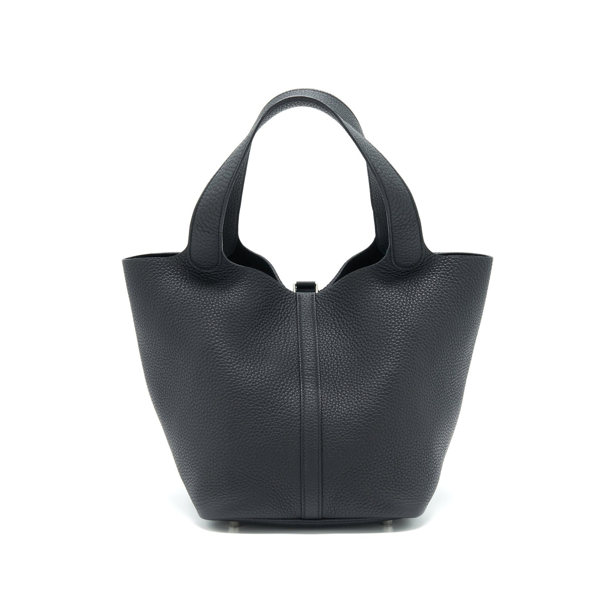 Hermes Picotin 22 Lock Bag Black SHW