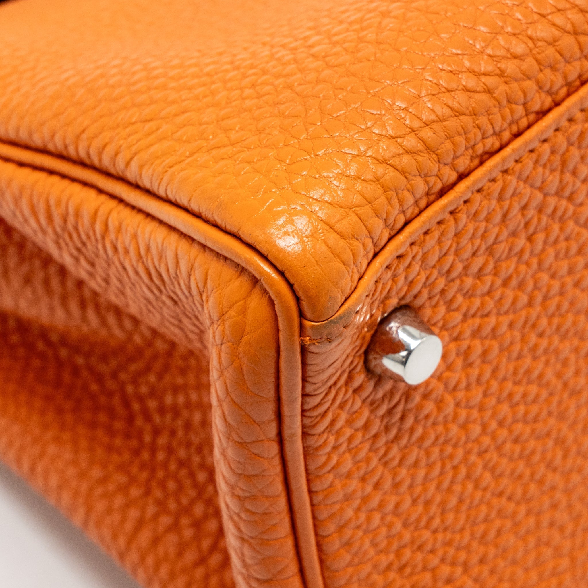 HERMES KELLY 28 CLEMENCE ORANGE SHW