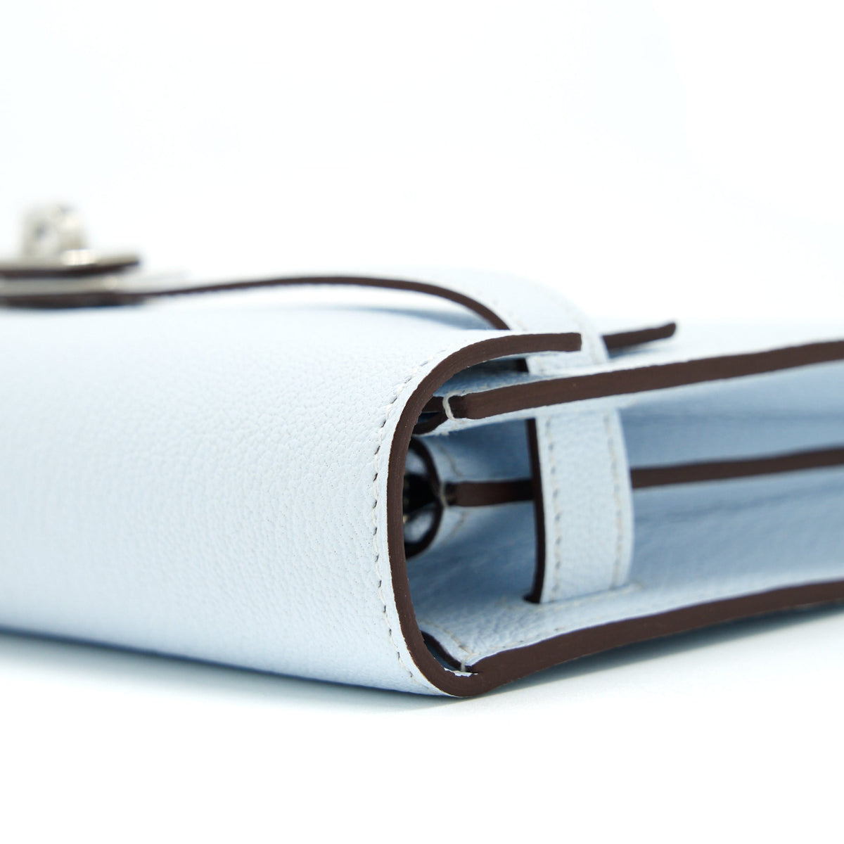 Hermes Classic Kelly To Go Chevre Mysore Blue Brume SHW