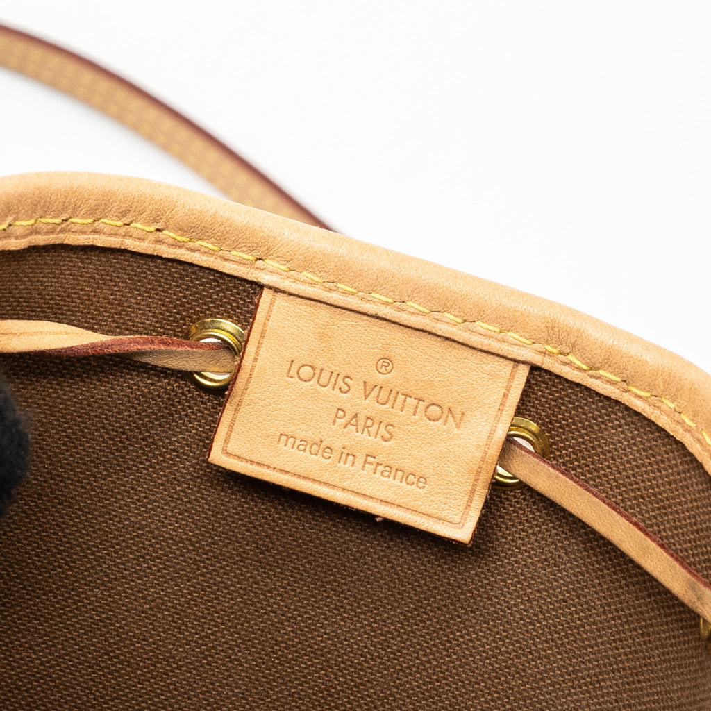 LOUIS VUITTON NANO NOE MONOGRAM CANVAS GHW