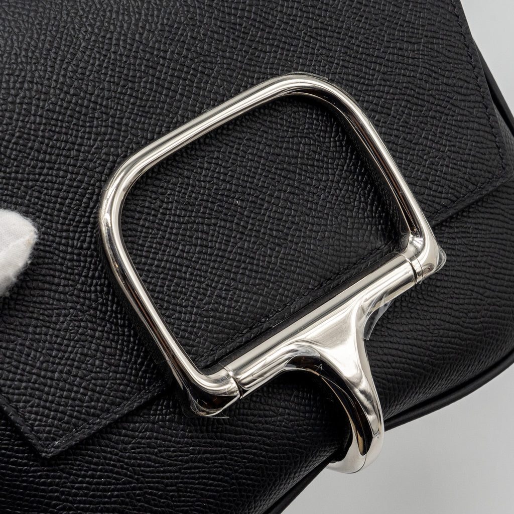 HERMES DELLA CAVALLERIA MINI BAG EPSOM BLACK SHW