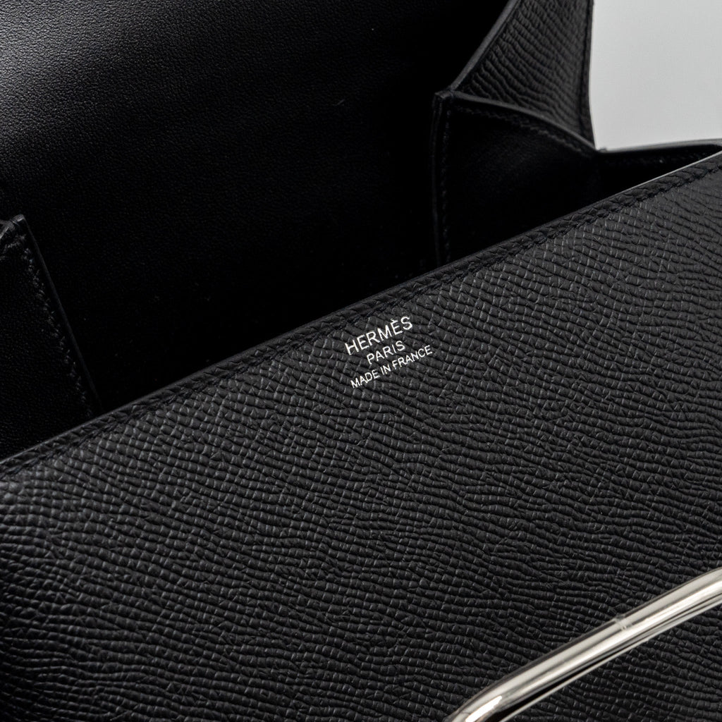 HERMES DELLA CAVALLERIA MINI BAG EPSOM BLACK SHW