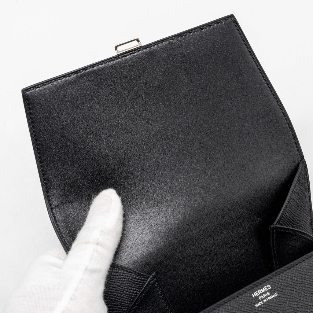 HERMES DELLA CAVALLERIA MINI BAG EPSOM BLACK SHW