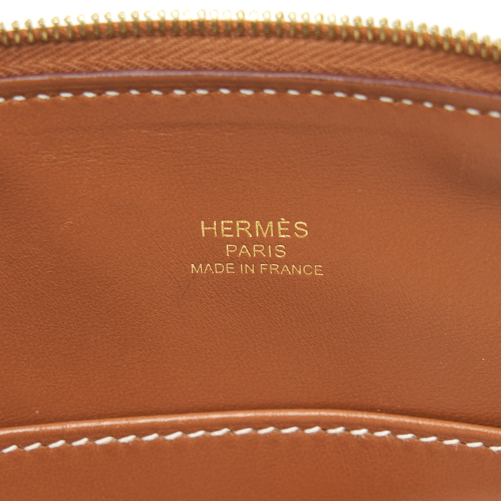 HERMES MINI BOLIDE EVERCOLOR GOLD GHW