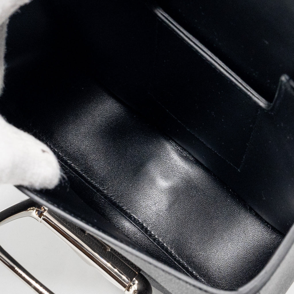 HERMES DELLA CAVALLERIA MINI BAG EPSOM BLACK SHW
