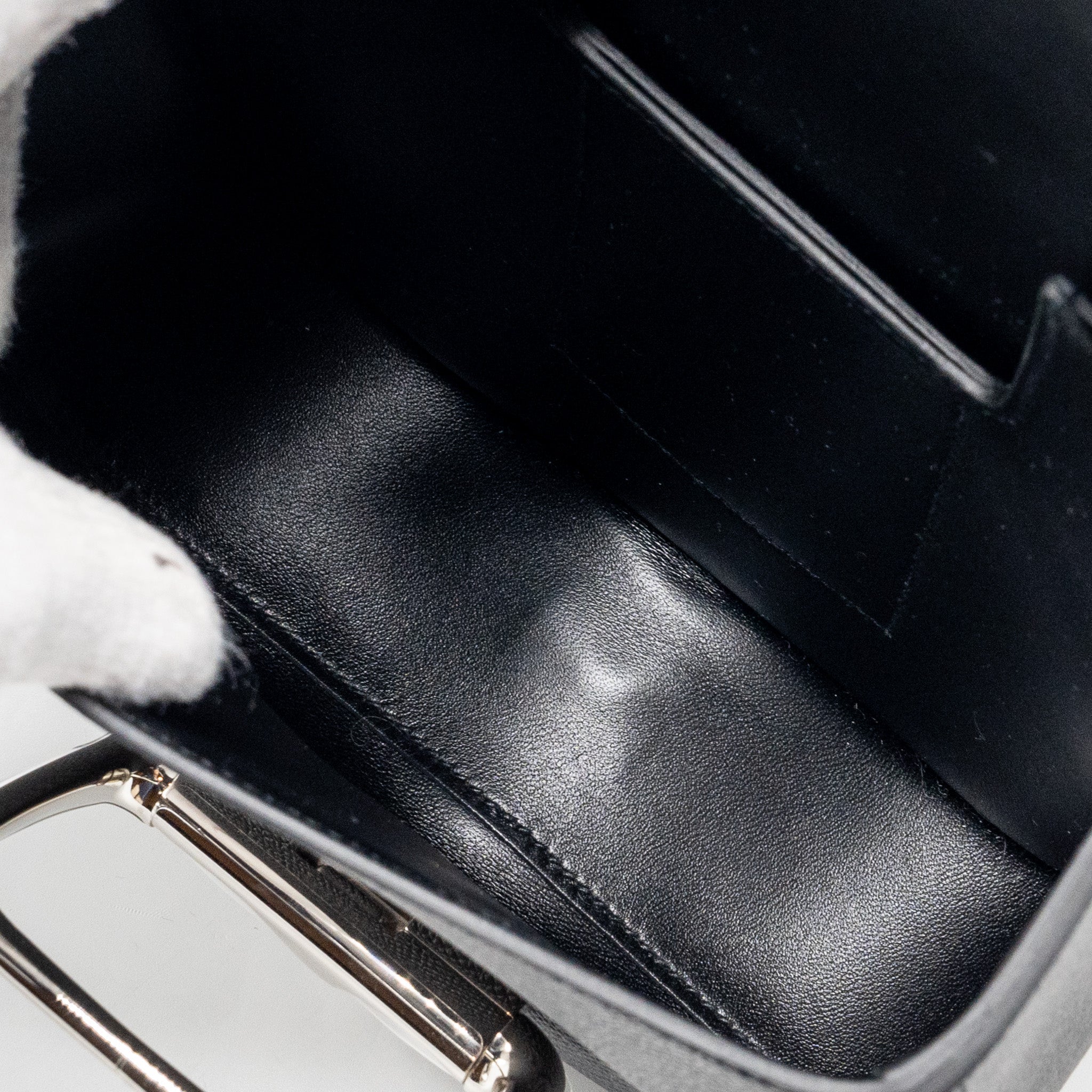 HERMES DELLA CAVALLERIA MINI BAG EPSOM BLACK SHW