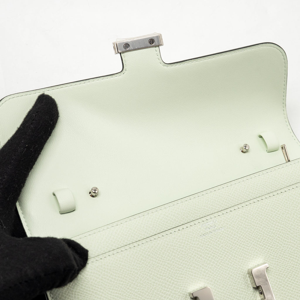 HERMES CLASSIC CONSTANCE TO GO EPSOM VERT FIZZ SHW