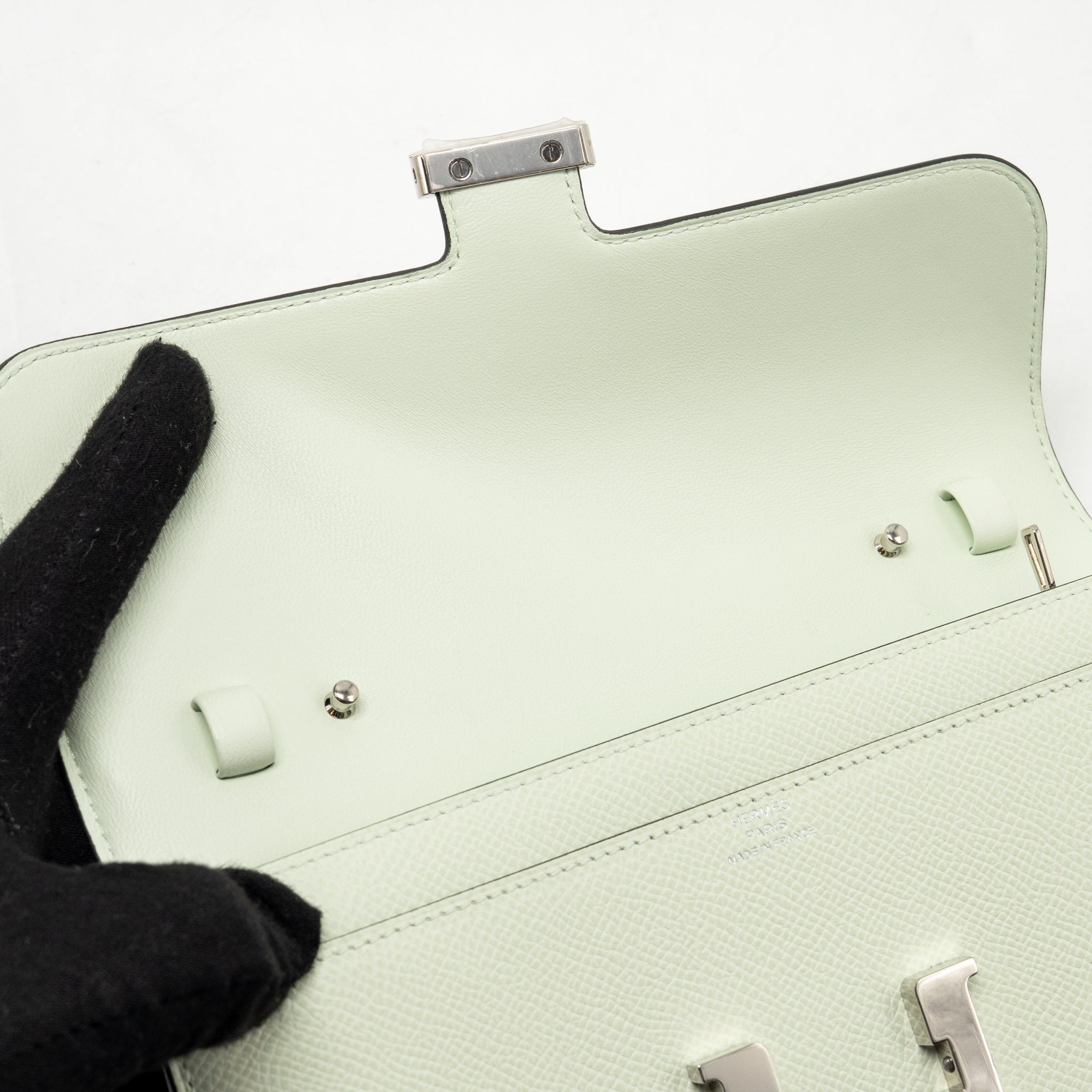HERMES CLASSIC CONSTANCE TO GO EPSOM VERT FIZZ SHW