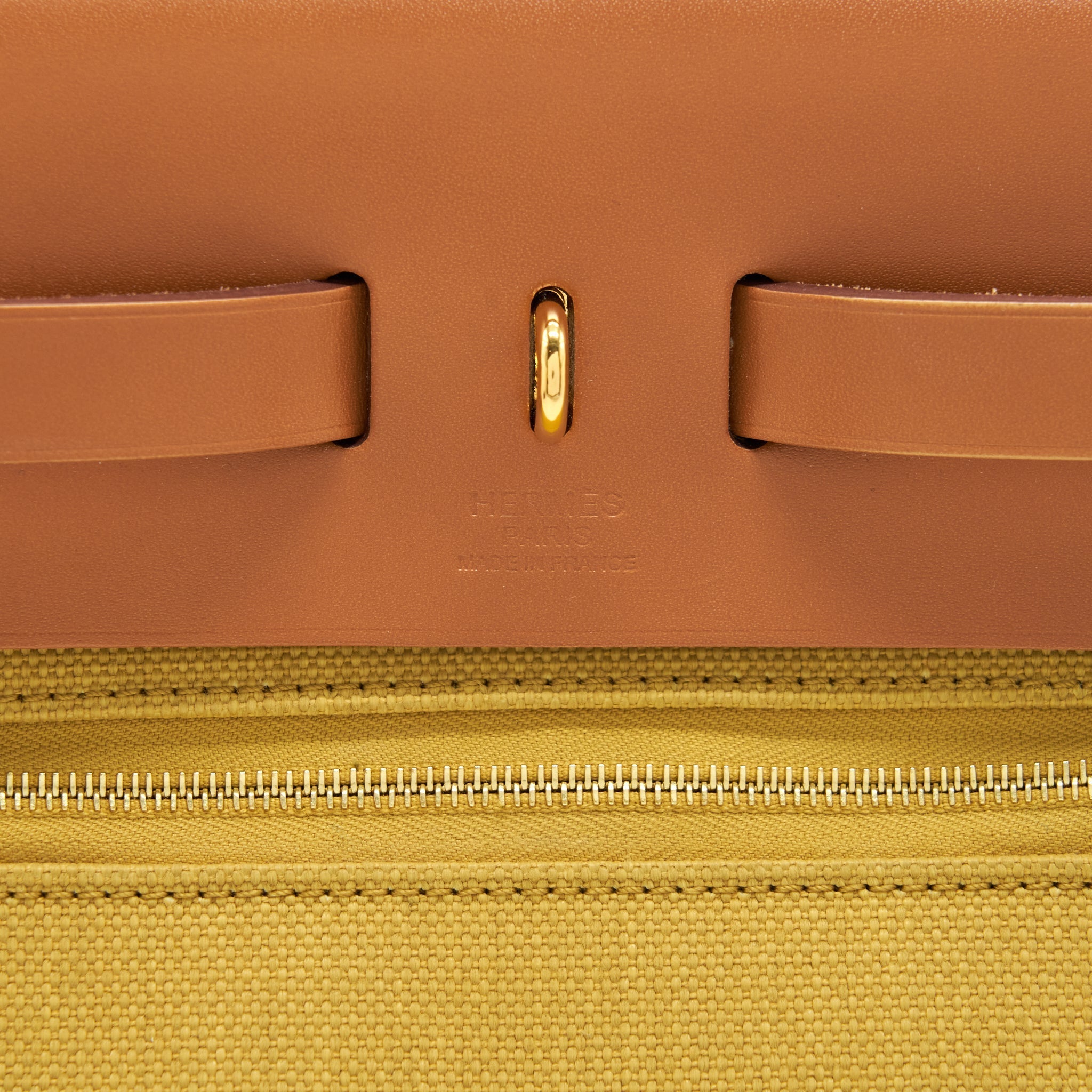 HERMES HERBAG 31 GINGER / NATURE GHW