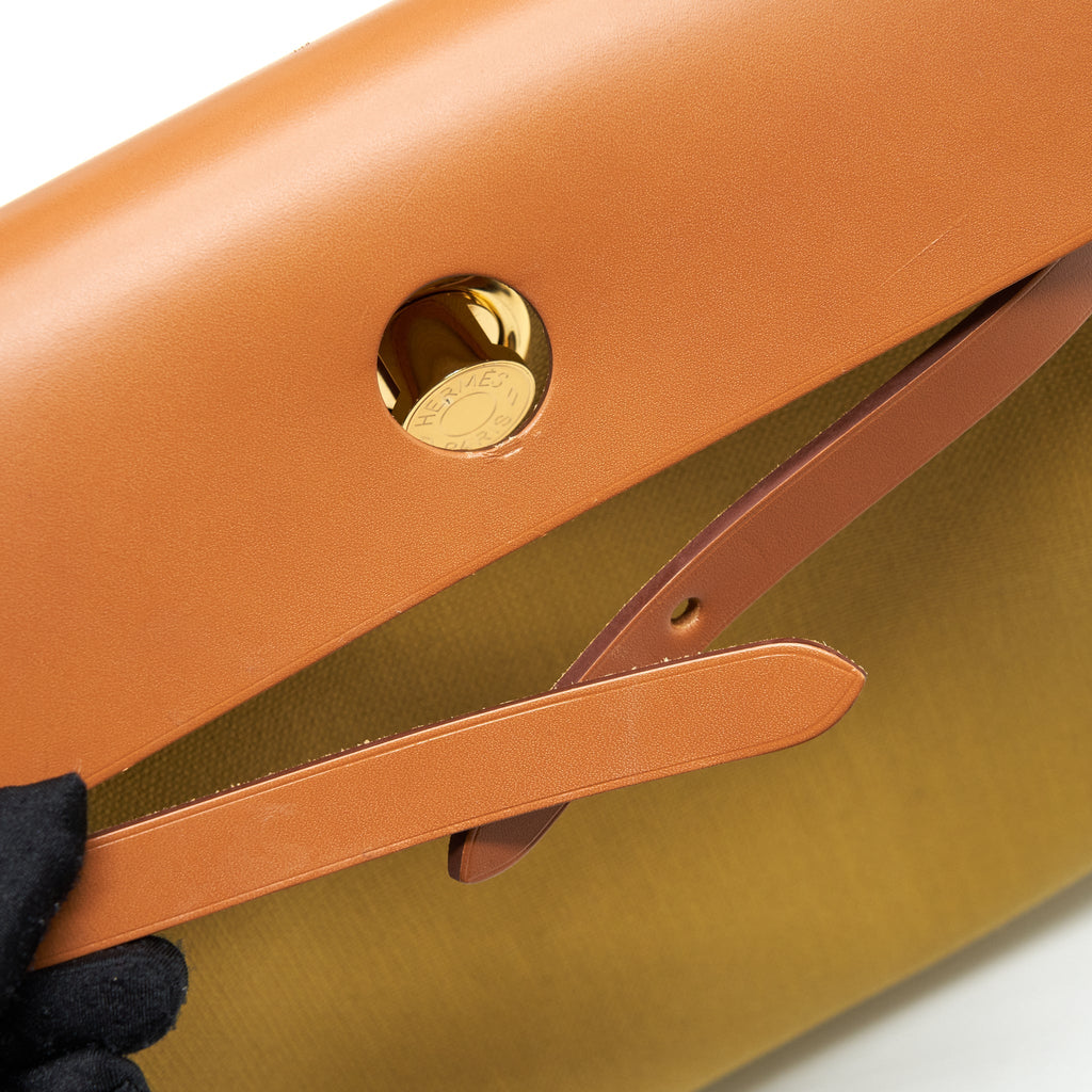 HERMES HERBAG 31 GINGER / NATURE GHW