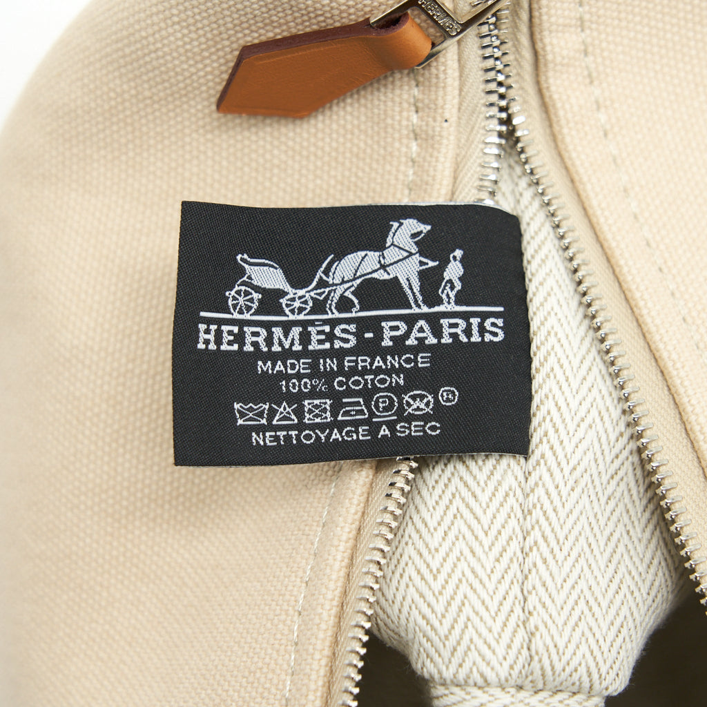 HERMES TROUSSE DE TOILETTE BRAD A BRAC PM NATURAL