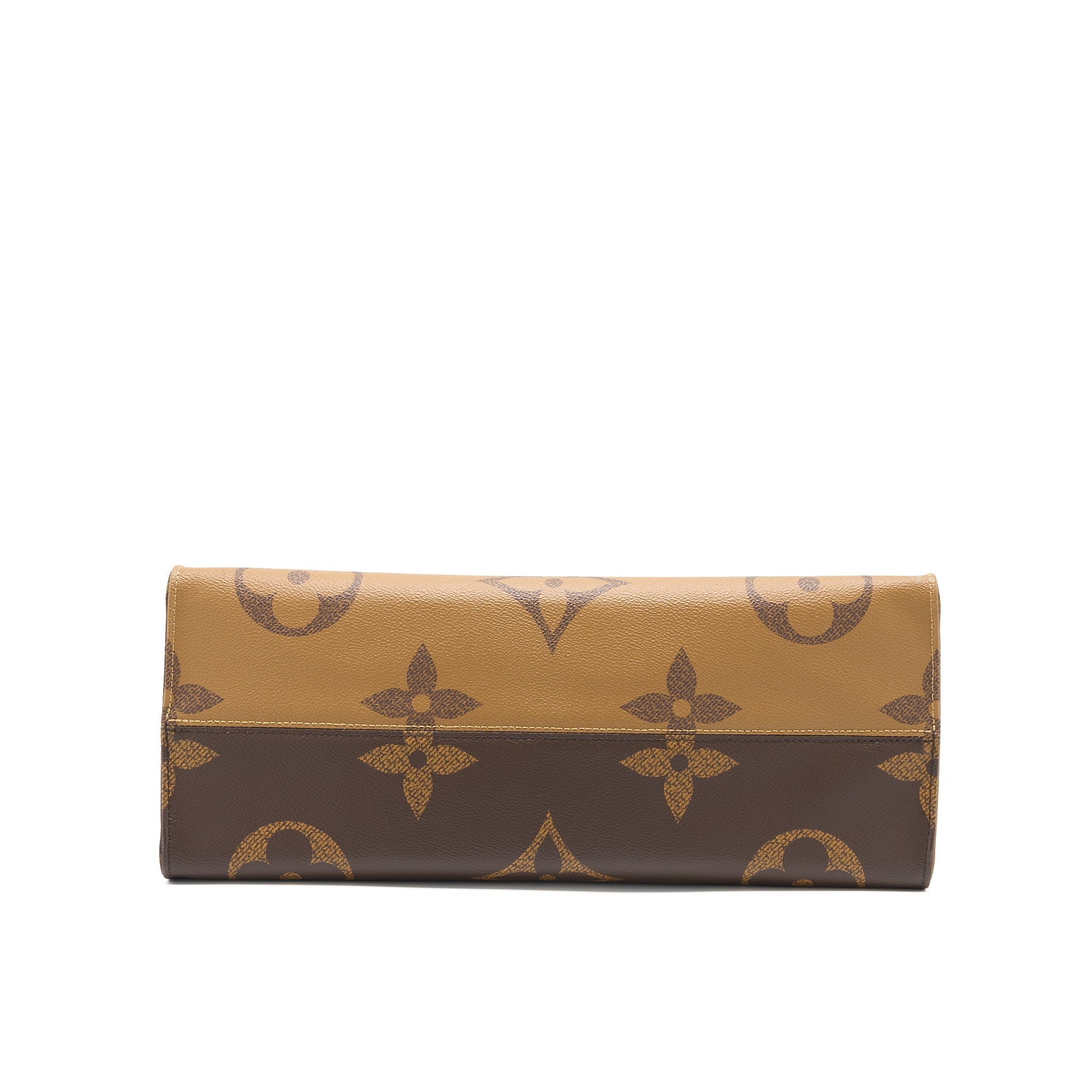 LOUIS VUITTON ON THE GO GM MONOGRAM REVERSE CANVAS GHW