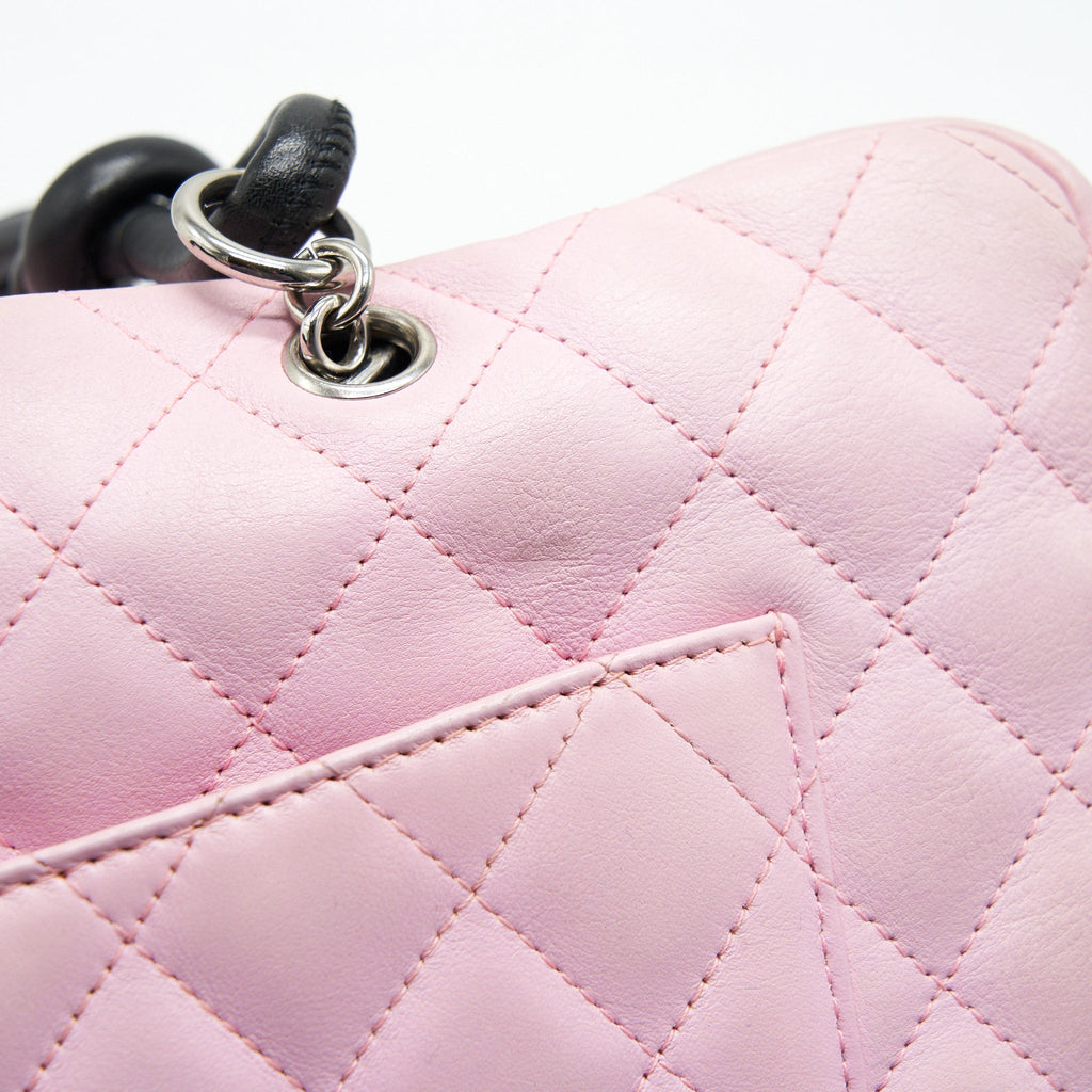 CHANEL CAMBON ALIGNED LARGE REPORTER BAG IN PINK