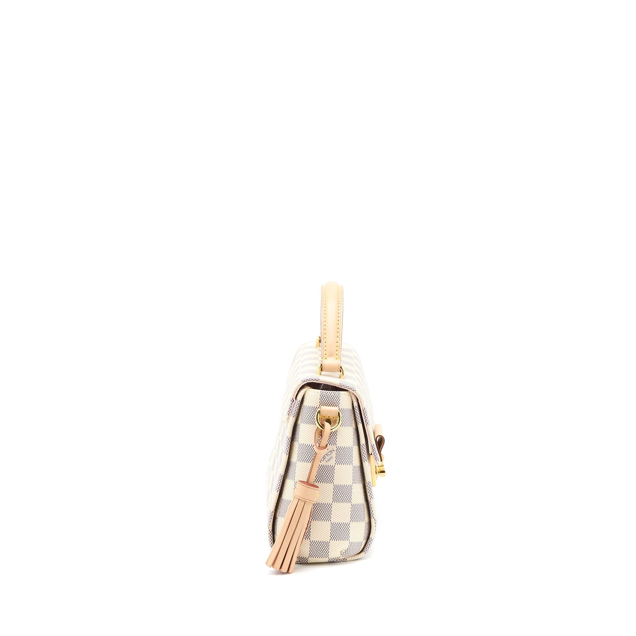 LOUIS VUITTON CROISETTE BAG DAMIER AZUR CANVAS GHW