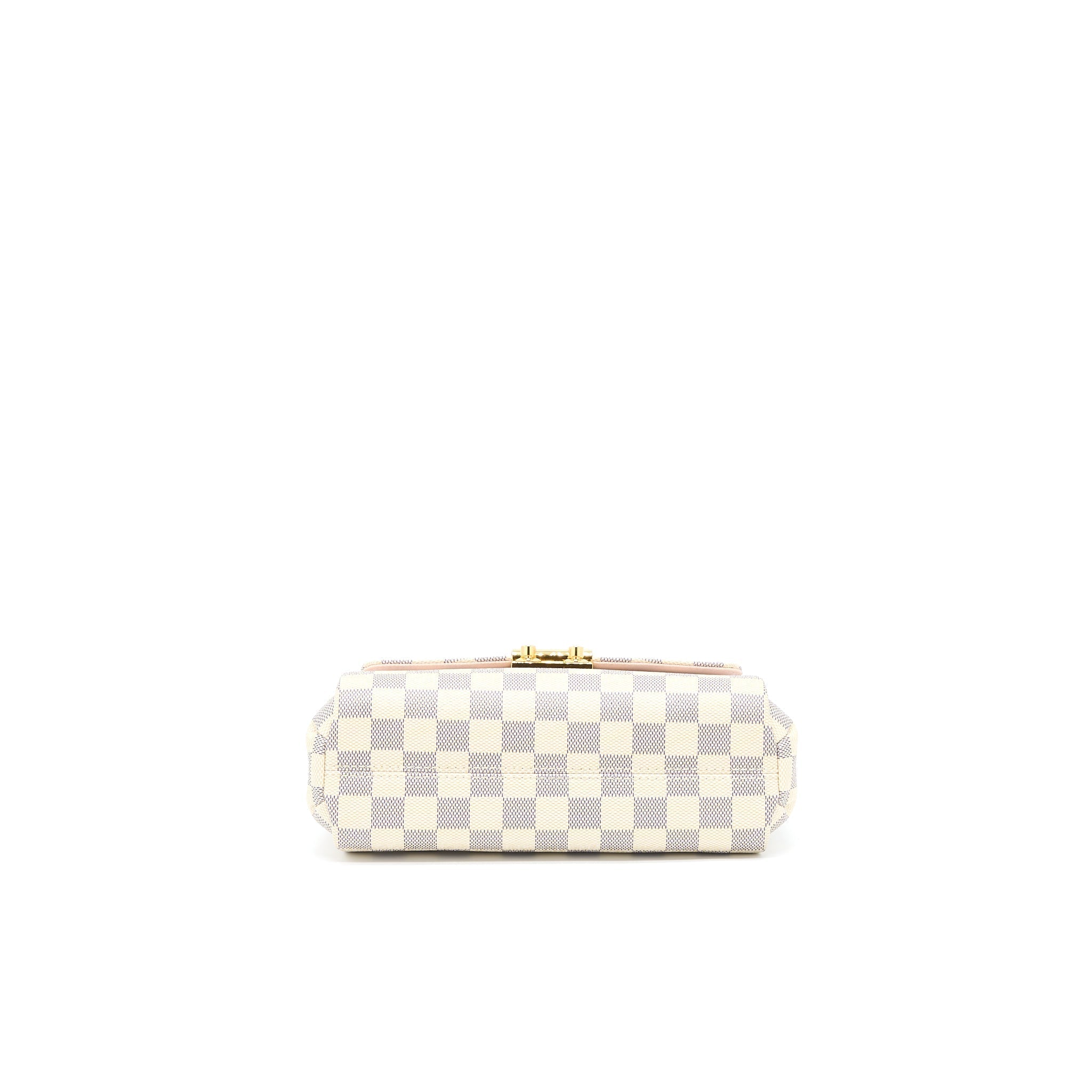 LOUIS VUITTON CROISETTE BAG DAMIER AZUR CANVAS GHW