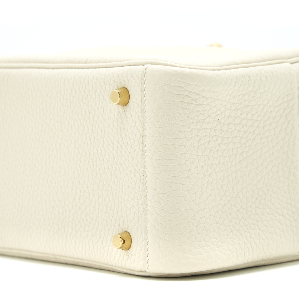 Hermes Mini Lindy Craie GHW