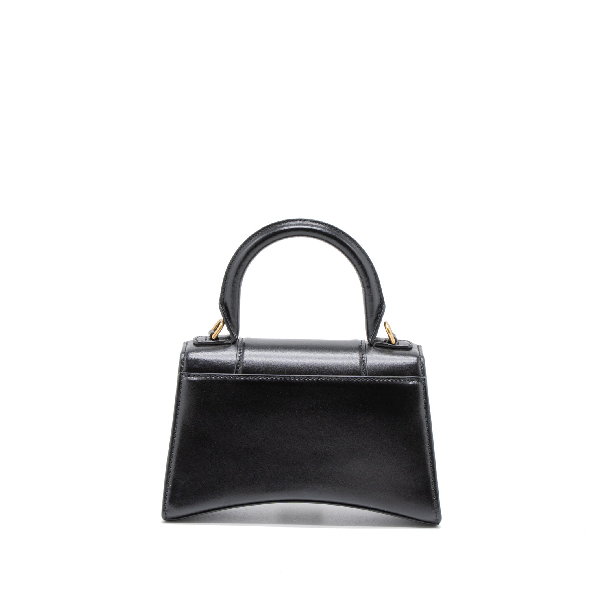 BALENCIAGA HOURGLASS XS CALFSKIN BLACK GHW