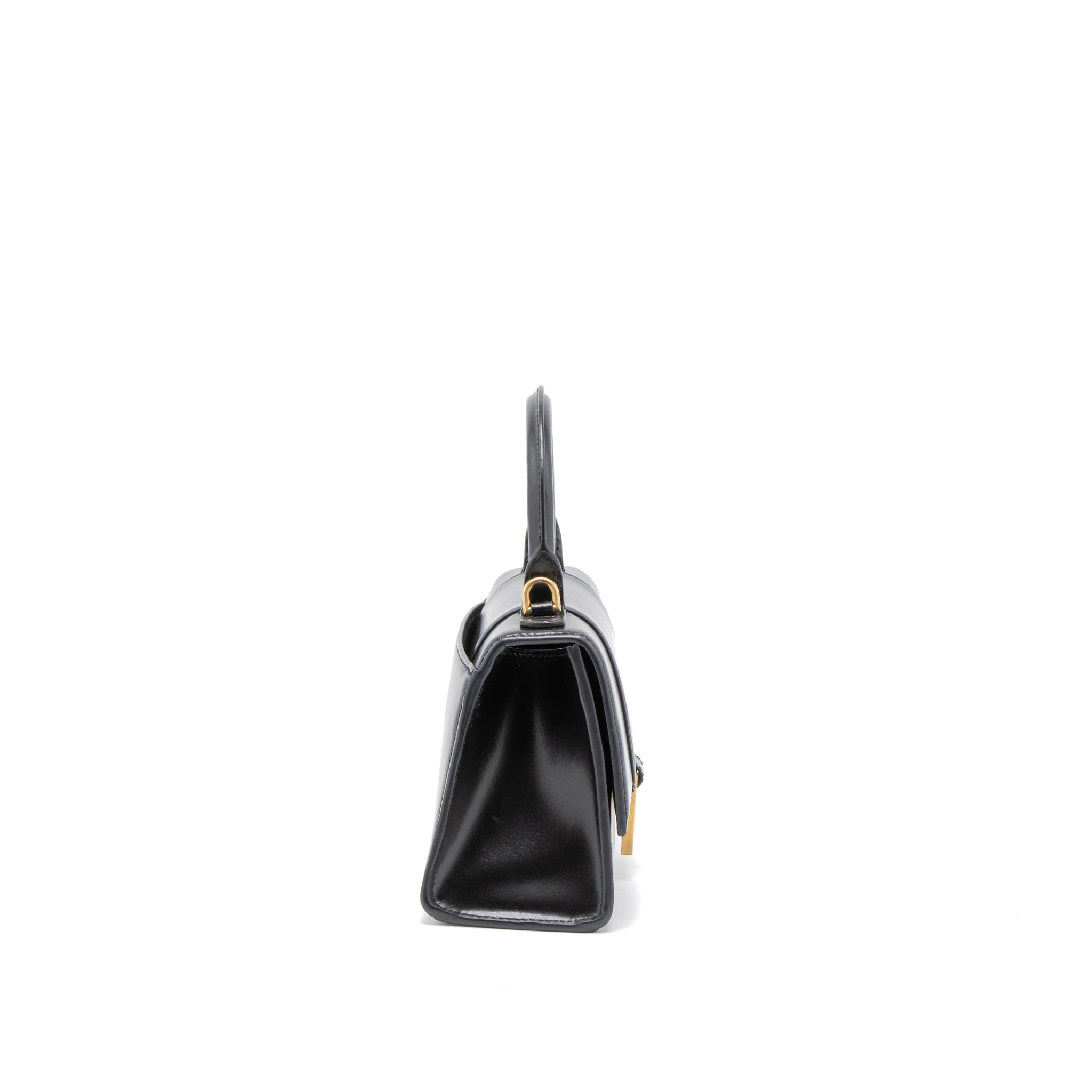 BALENCIAGA HOURGLASS XS CALFSKIN BLACK GHW