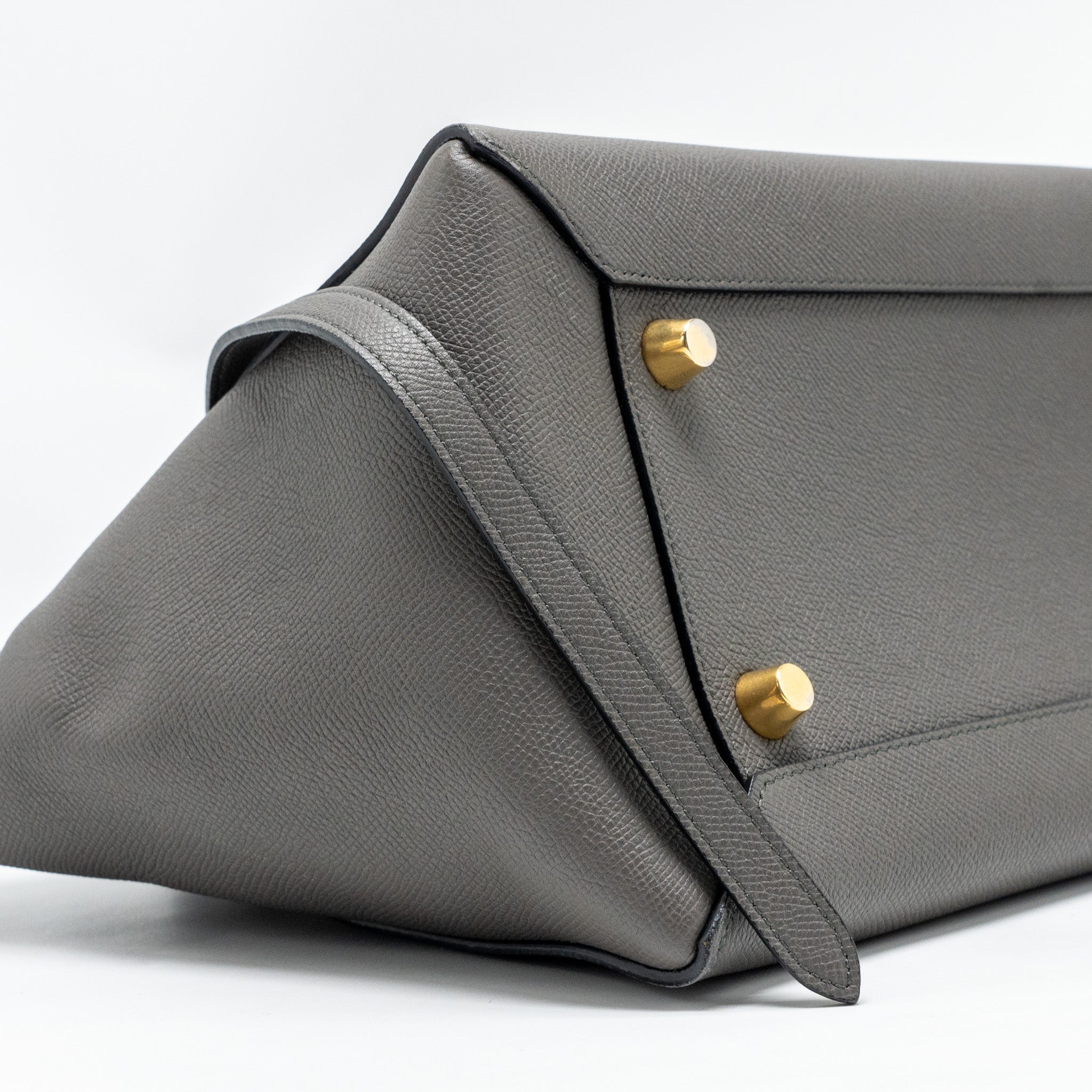 CELINE MINI BELT BAG CALFSKIN GREY GHW