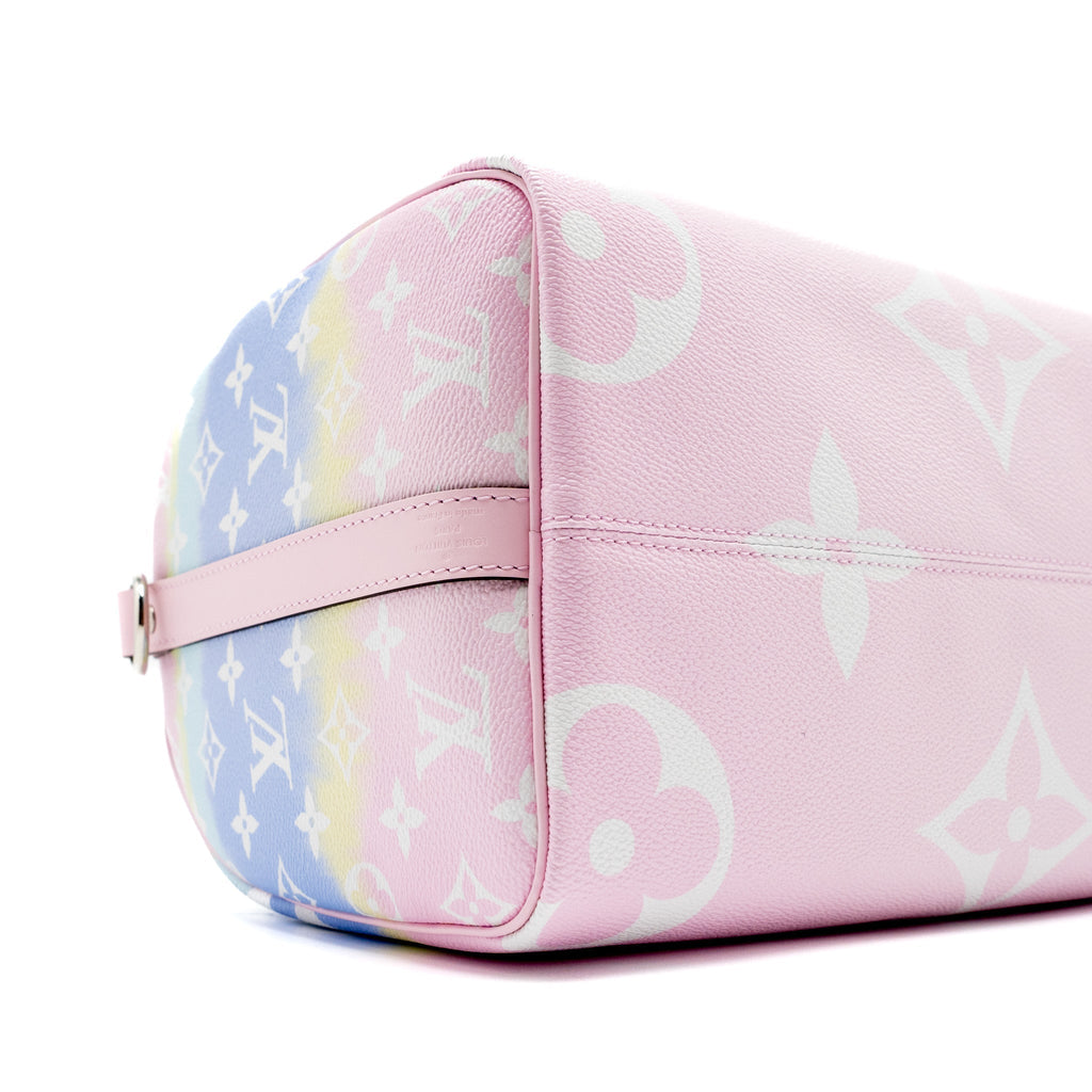 LOUIS VUITTON SPEEDY BANDOULIERE 30 MONOGRAM ESCAL GIANT CANVAS PASTEL PINK SHW