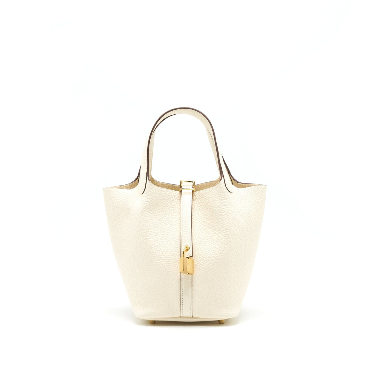 Hermes picotin 18 lock Bag nata GHW